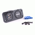 DC Marine Boat Car USB Charger Adapter Socket, Voltmeter, Cigarette Lighter Power Socket